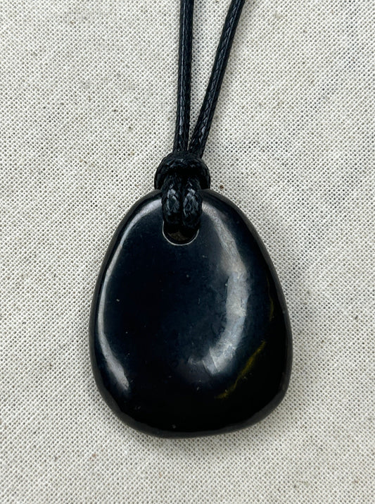 Shungite Necklace Flatstone