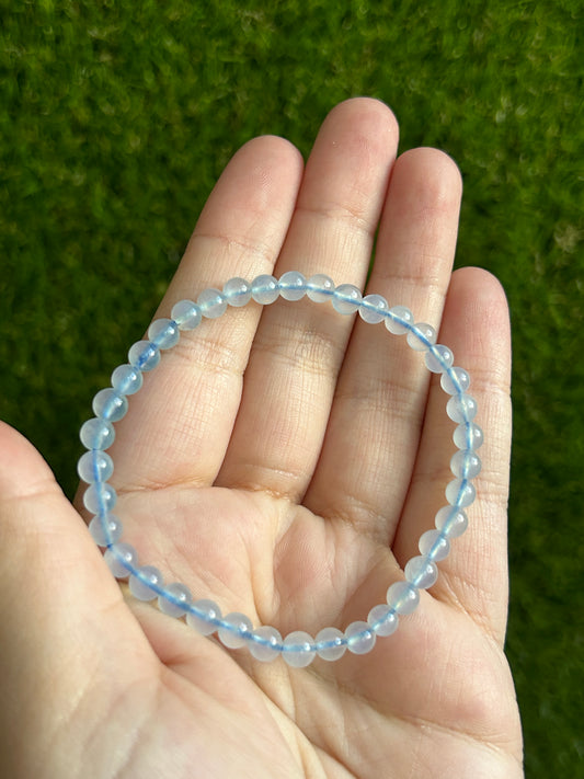 Aquamarine Bracelet 4mm