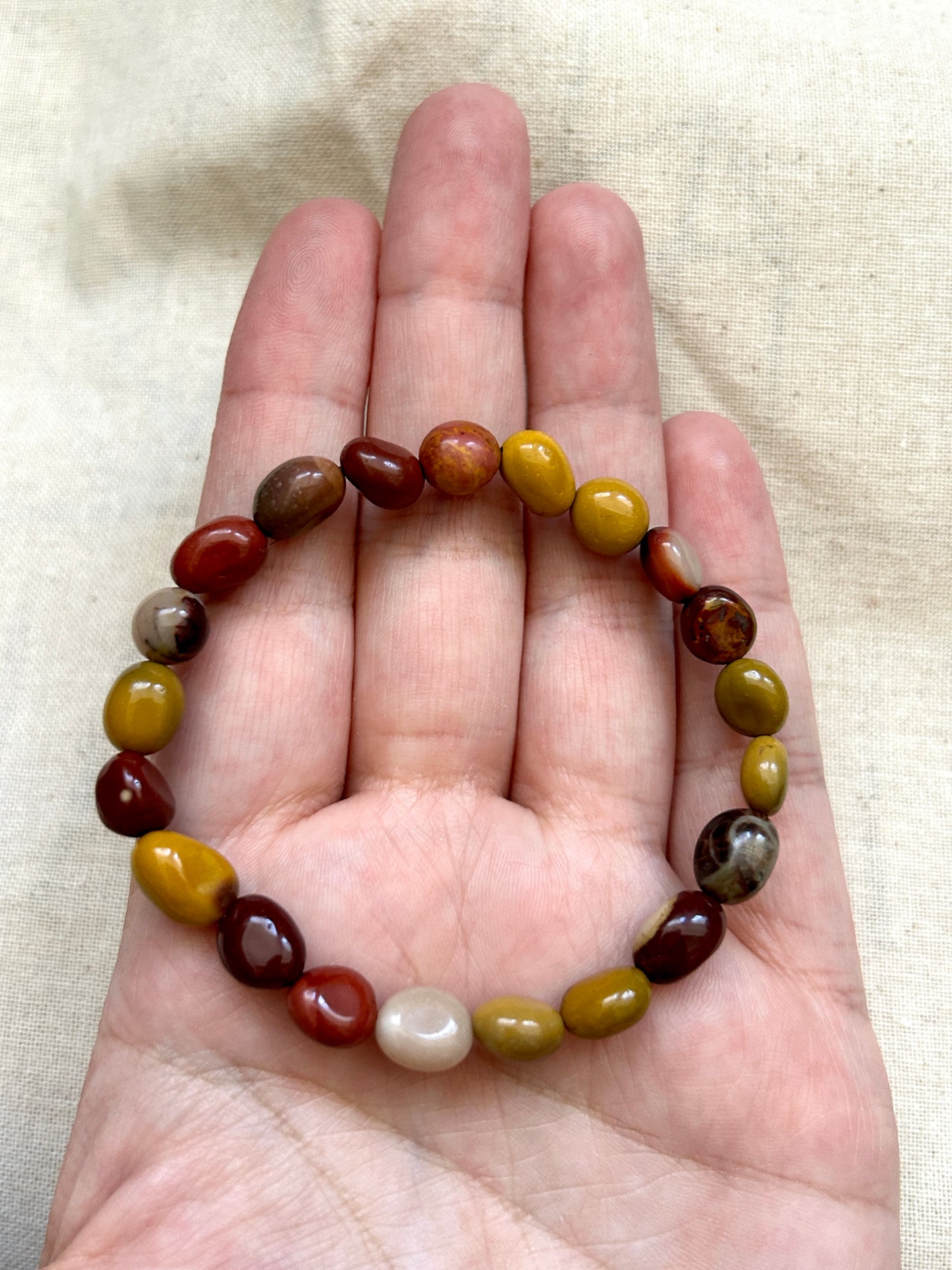 Mookaite Pebble Bracelet