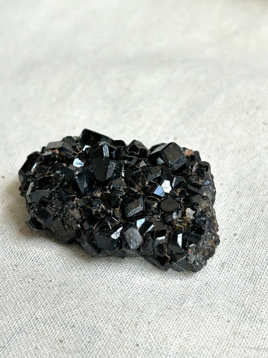 Black Garnet Cluster