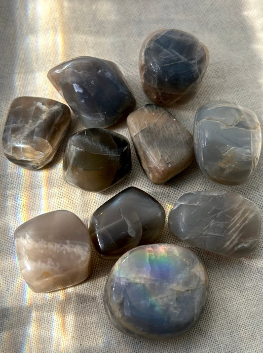 Black Moonstone Tumble