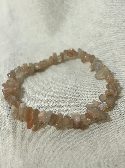 Sunstone Chip Bracelet