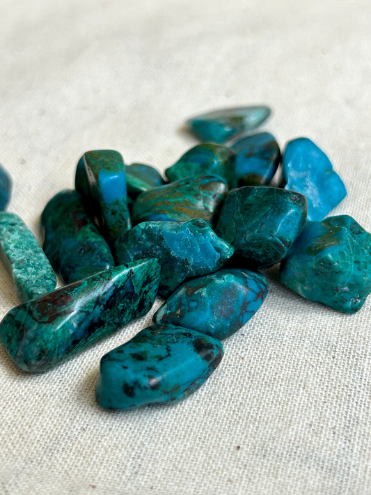 Chrysocolla Malachite Mini Tumble