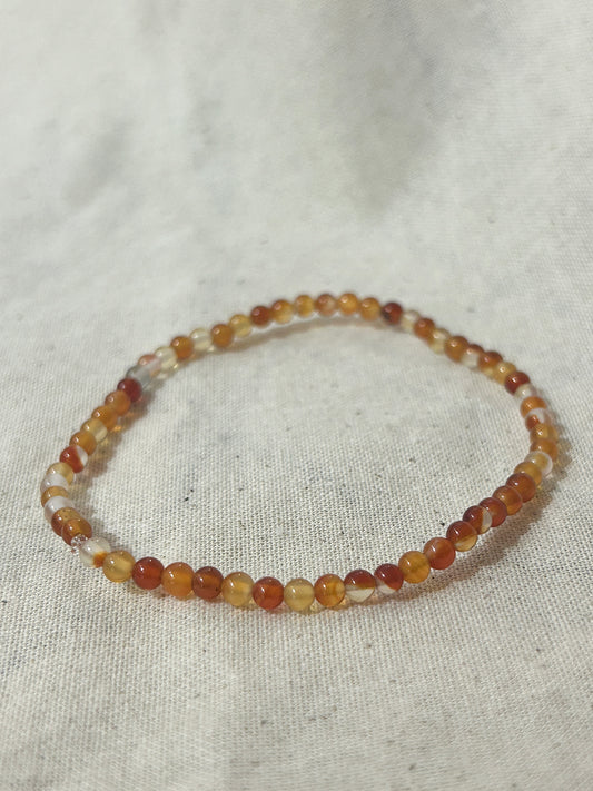 Carnelian Bracelet 3mm