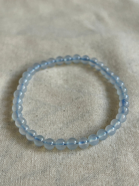 Aquamarine Bracelet 4mm