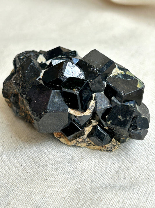 Black Garnet Cluster