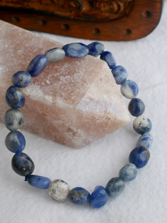 Sodalite Pebble Bracelet