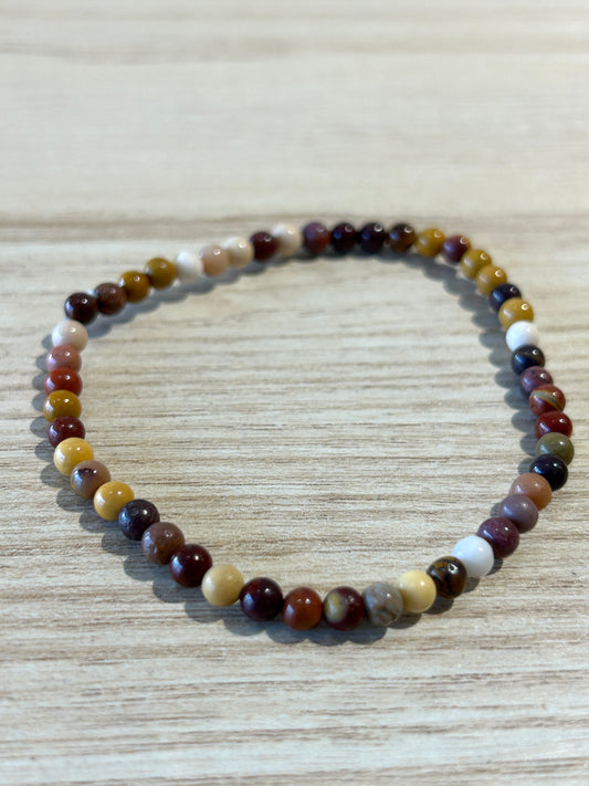 Mookaite Jasper Bracelet 4mm