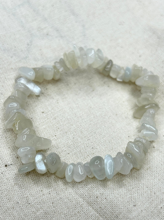 Cat's Eye Chrysoberyl Chip Bracelet