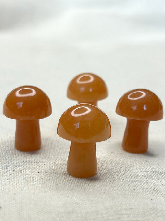 Red Aventurine Mini Mushroom