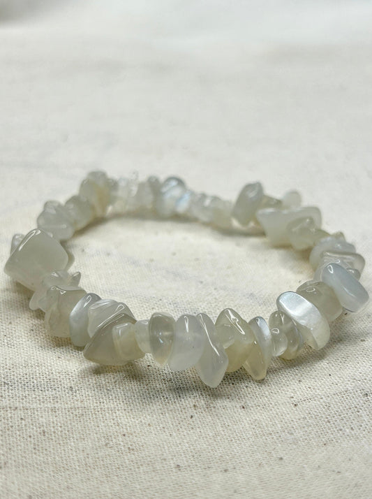 Cat's Eye Chrysoberyl Chip Bracelet