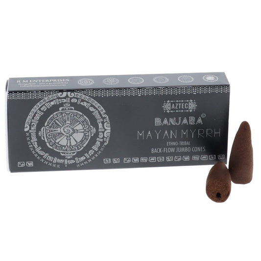 Banjara Jumbo Backflow Cones - Mayan Myrrh