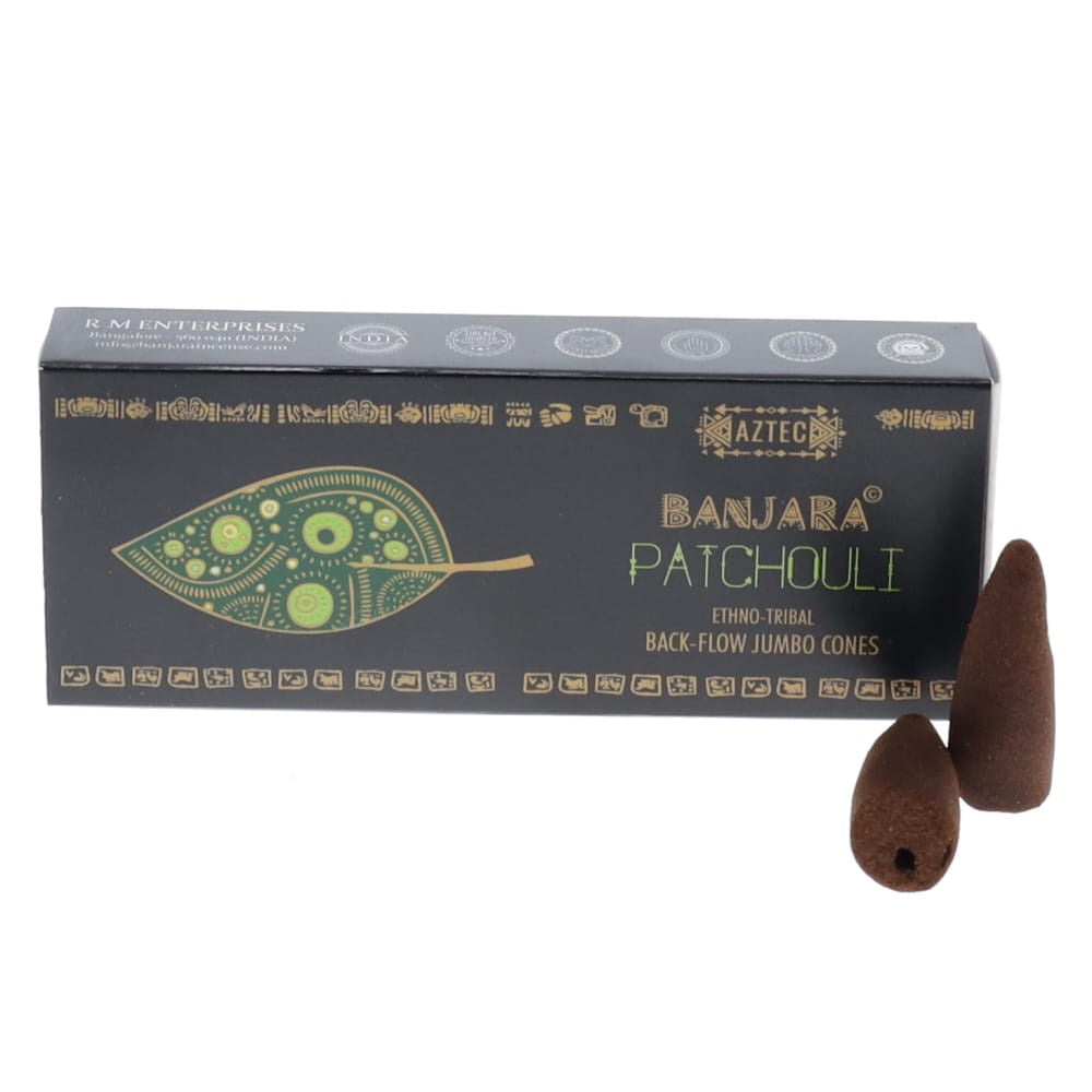 Banjara Jumbo Backflow Cones - Patchouli