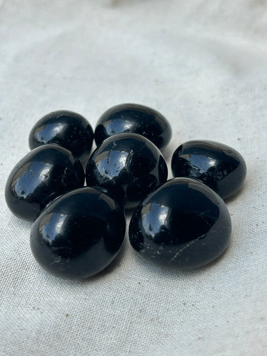 Black Tourmaline Round Tumble