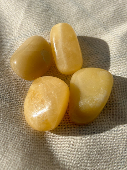 Honey Calcite Tumble