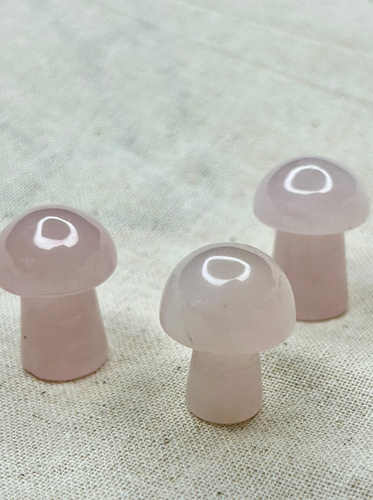 Rose Quartz Mini Mushroom