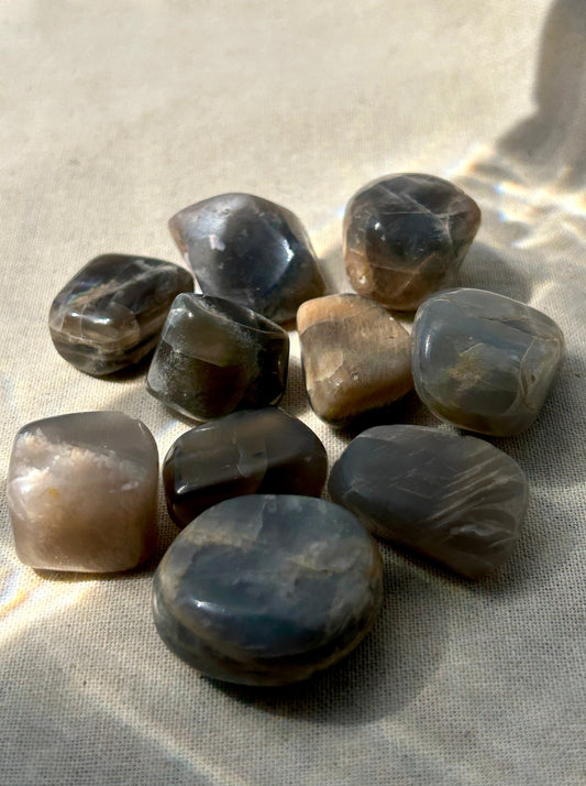 Black Moonstone Tumble