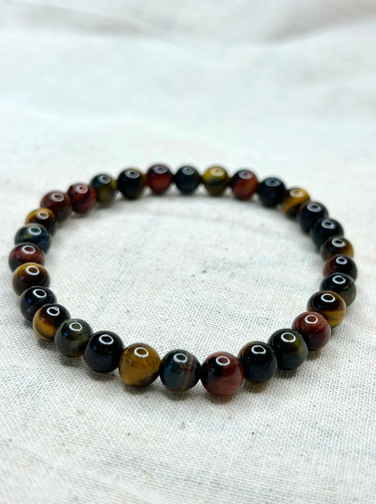 Tiger Eye Mixed Bracelet 6mm