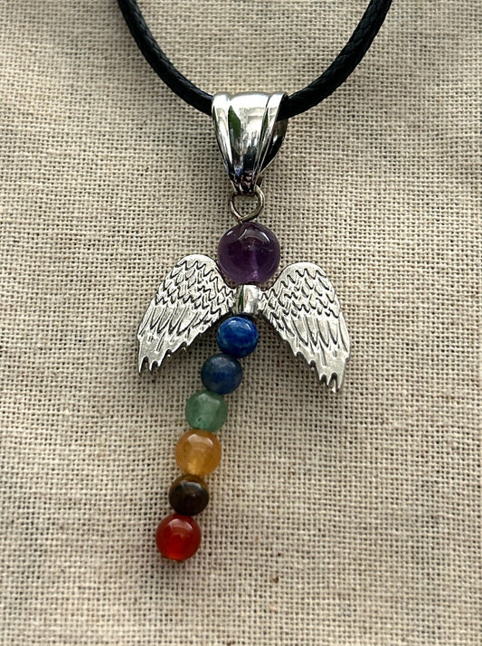 Angel Wing Chakra Necklace