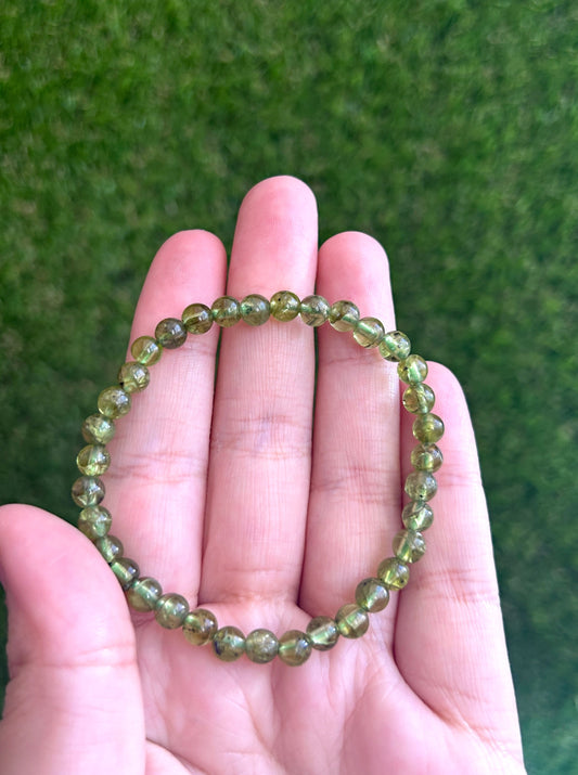 Peridot Bracelet 5mm