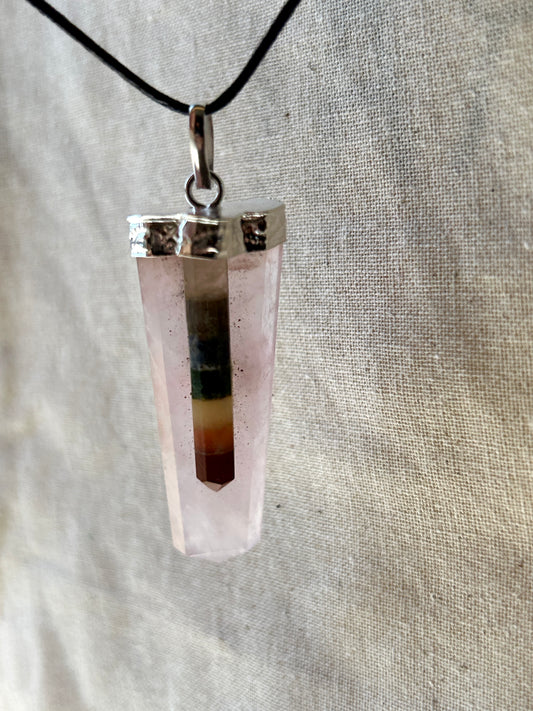 Rose Quartz Chakra Necklace