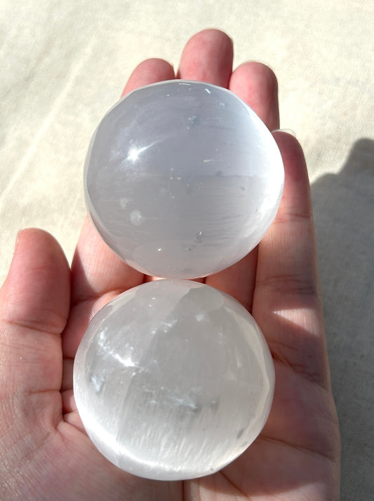 Selenite Large Sphere