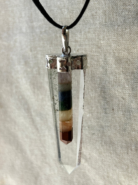 Quartz Chakra Necklace