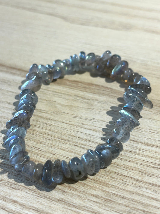 Labradorite Large Chip Bracelet