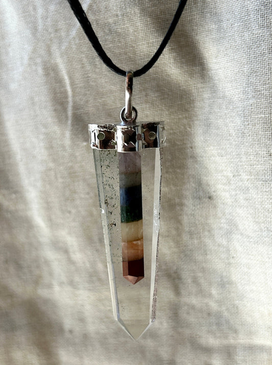 Quartz Chakra Necklace