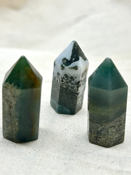 Moss Agate Small Point