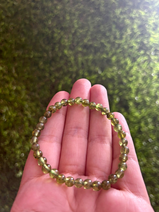 Peridot Bracelet 5mm