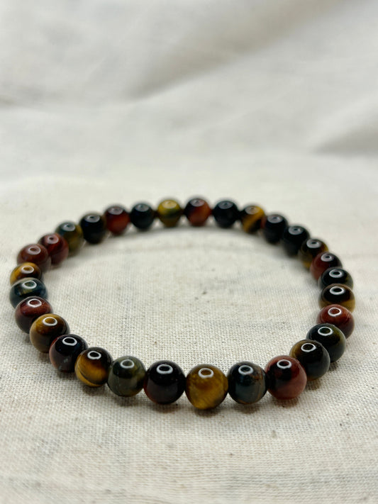 Tiger Eye Mixed Bracelet 6mm