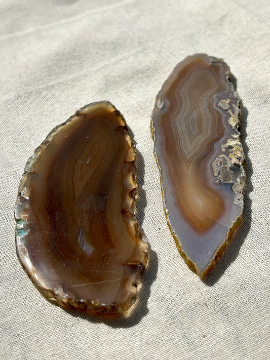 Agate slices