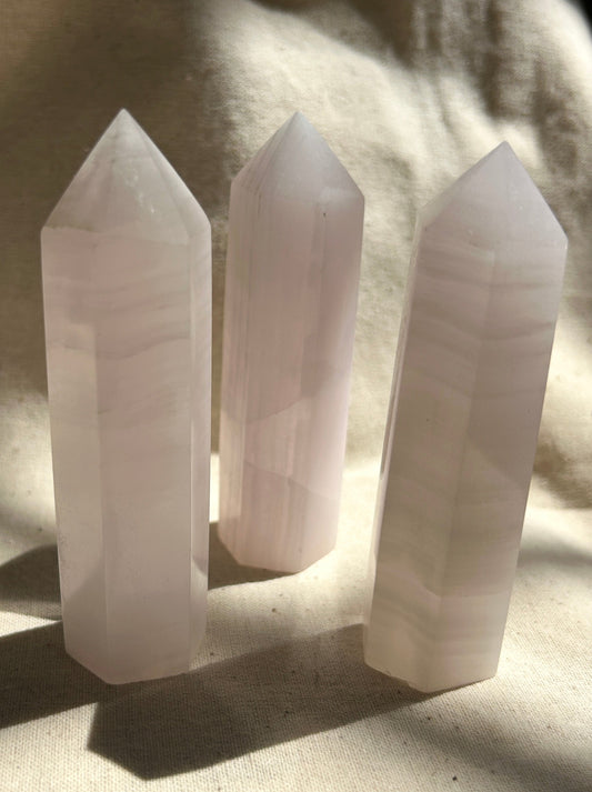 Pink Calcite Point