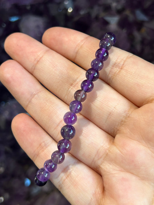 Amethyst Bracelet 5mm