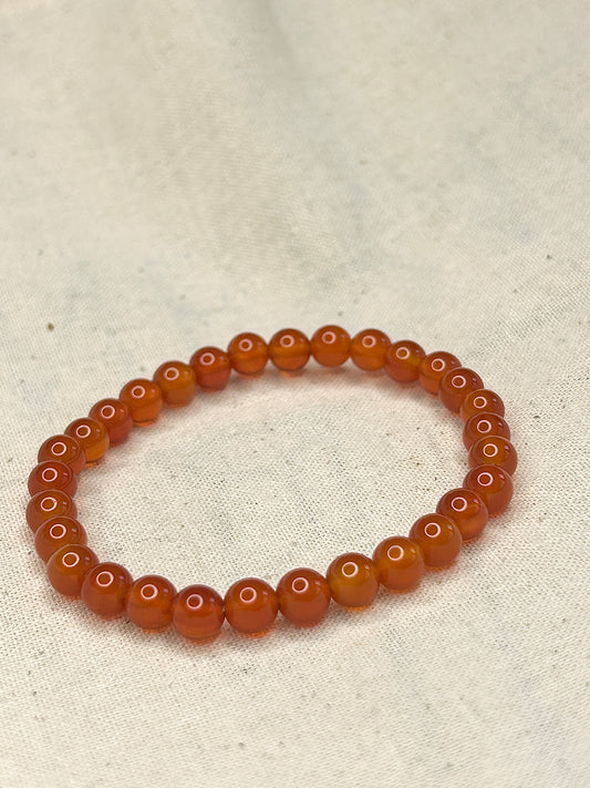 Carnelian Bracelet 6mm