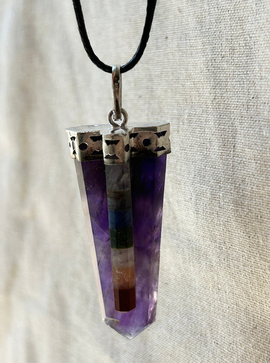 Amethyst Chakra Necklace