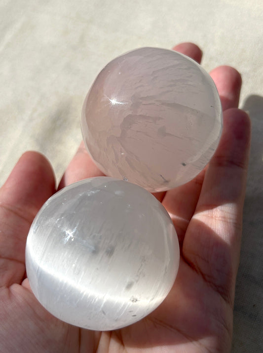 Selenite Large Sphere