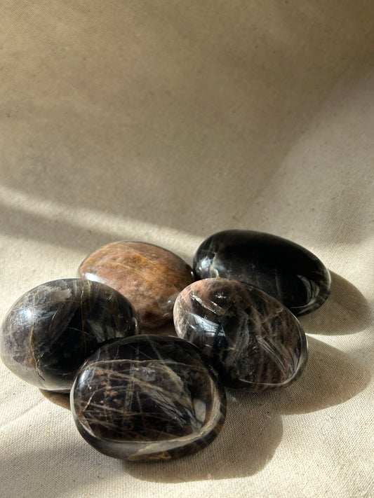 Black Moonstone Palmstone