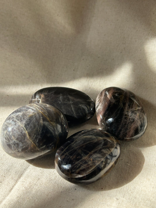 Black Moonstone Palmstone