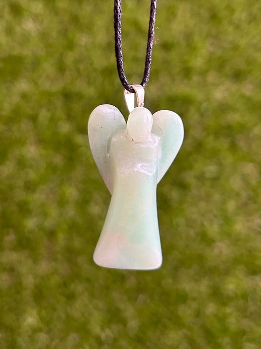 Aventurine Angel necklace