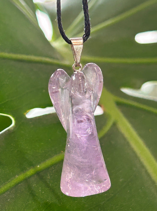 Amethyst Angel Necklace