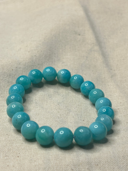 Amazonite Round bracelet 10mm