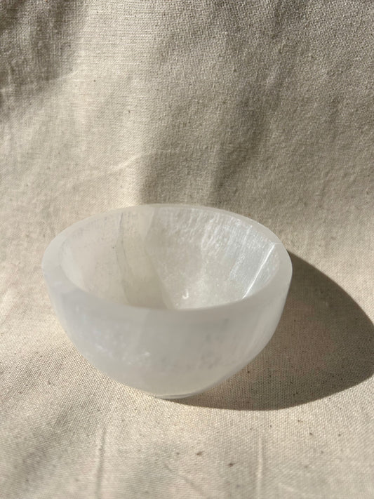 Mini  Selenite  Bowl