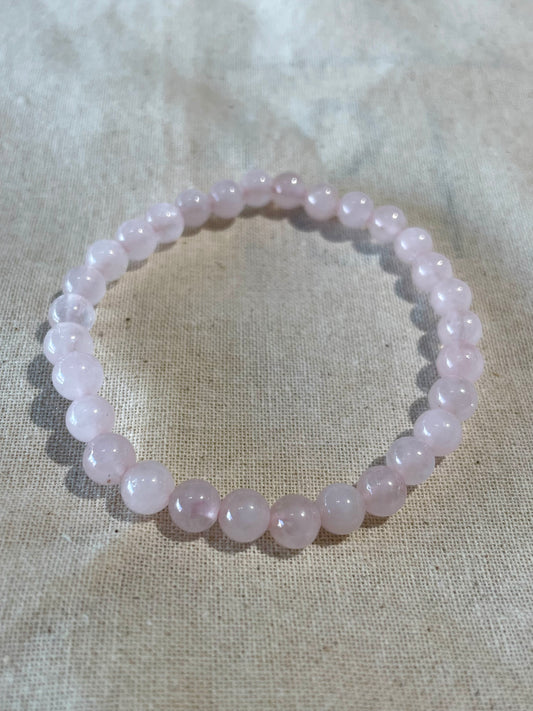 Rose Quartz Bracelet 6mm