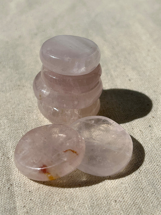 Rose Quartz Small Flatstone