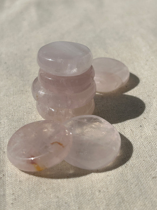 Rose Quartz Small Flatstone