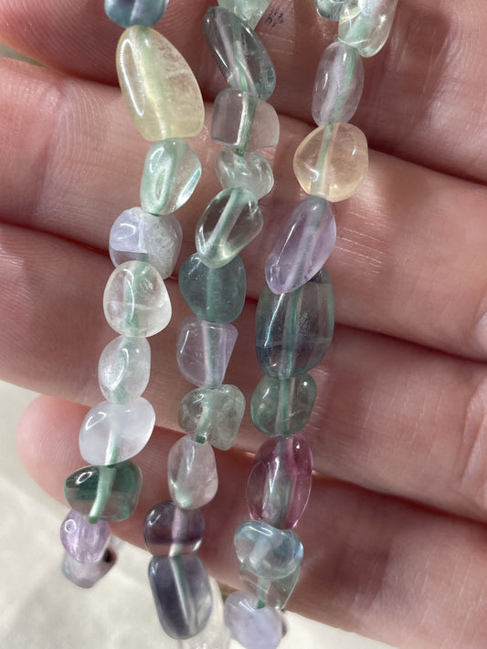 Fluorite Pebble Bracelet