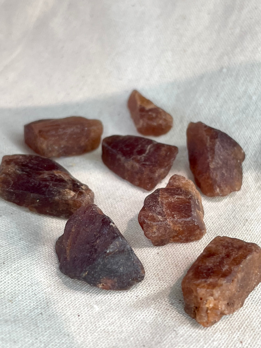 Hessonite Garnet Rough - Medium