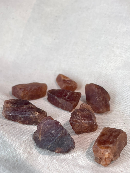 Hessonite Garnet Rough - Medium